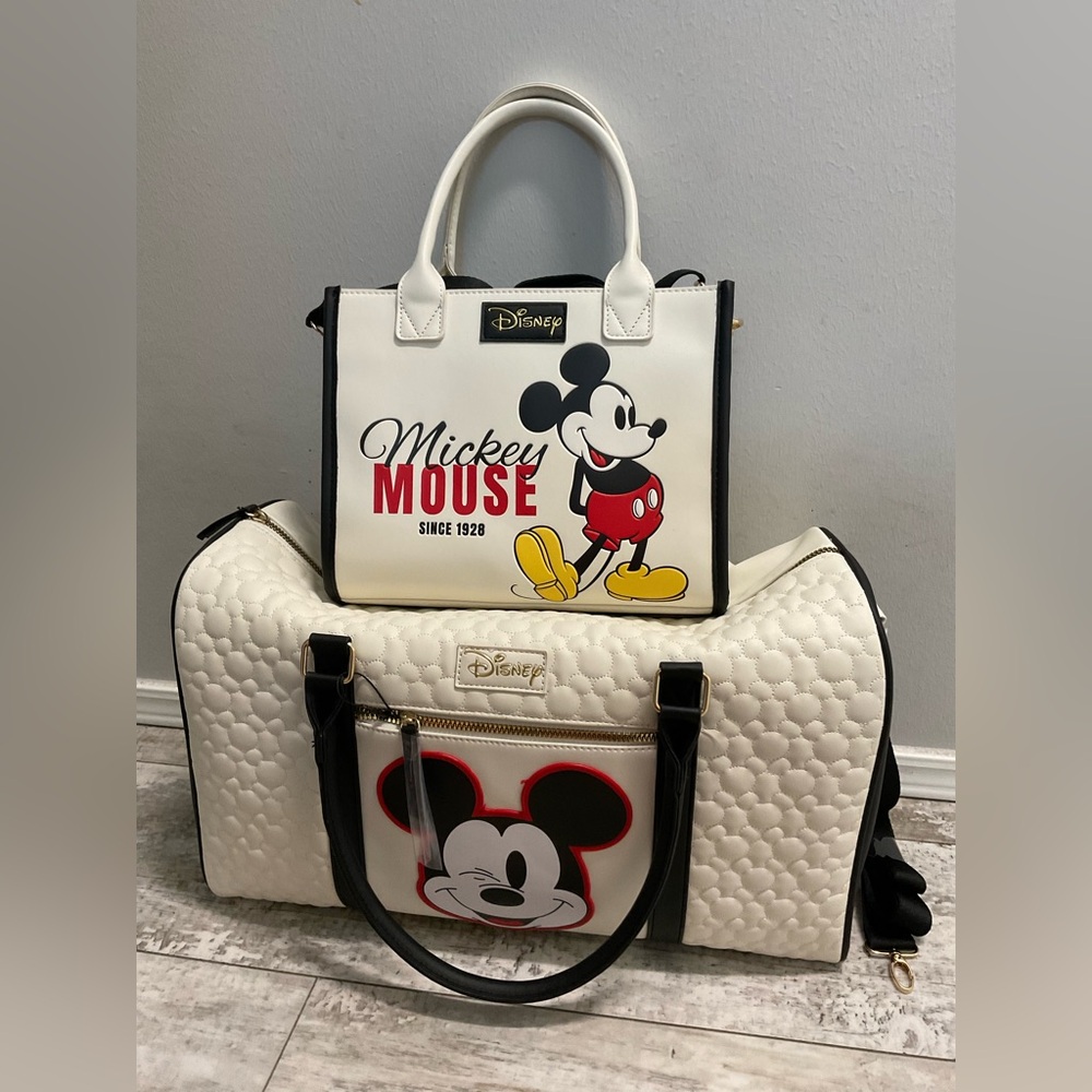 NWT Mickey purse and weekender bag